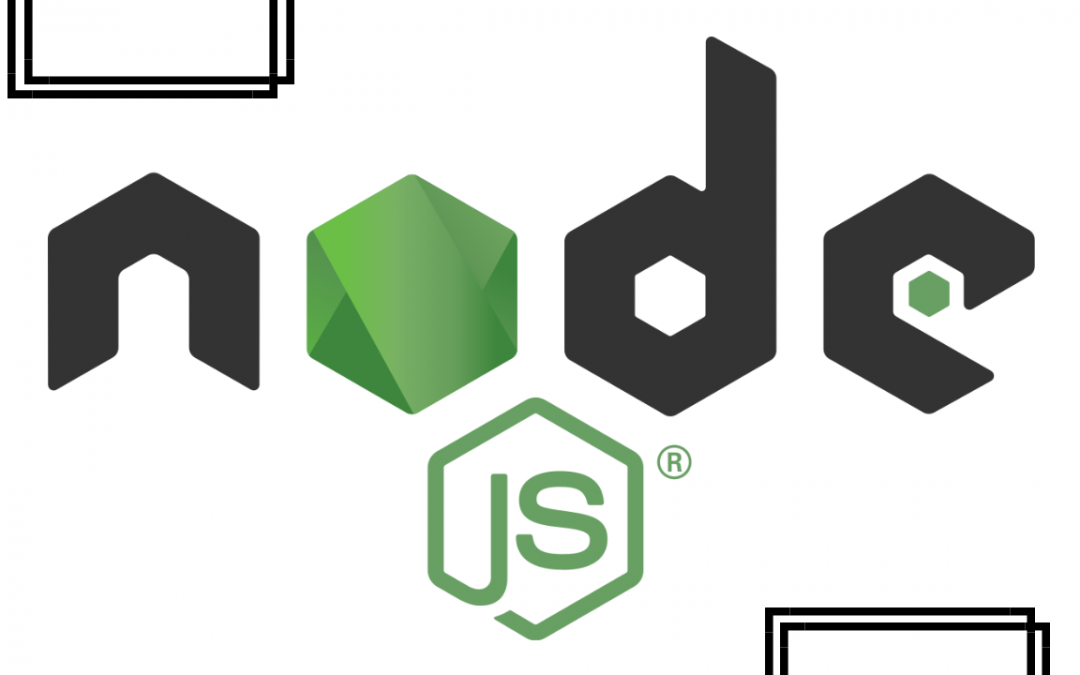 Node.js logo and title