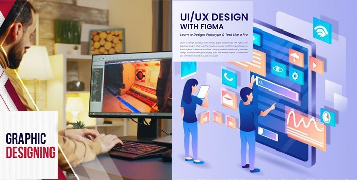 Graphic Designing + UI/UX Bundle